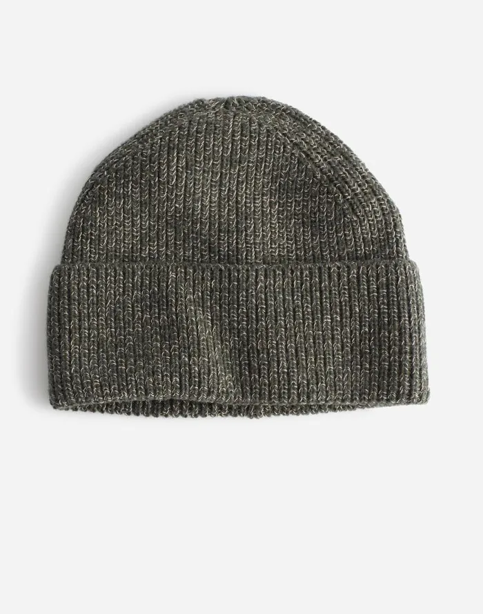 Hats and Scarves Men Madewell Marled Beanie Green Marl