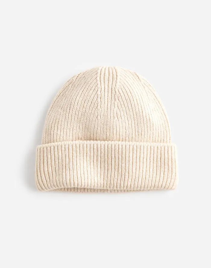 Hats Women Madewell WoolBlend Knit Beanie Hthr Oat