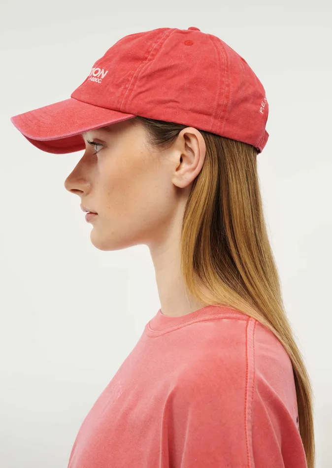 Hats Women PE Nation THROWBACK CAP IN POPPY RED