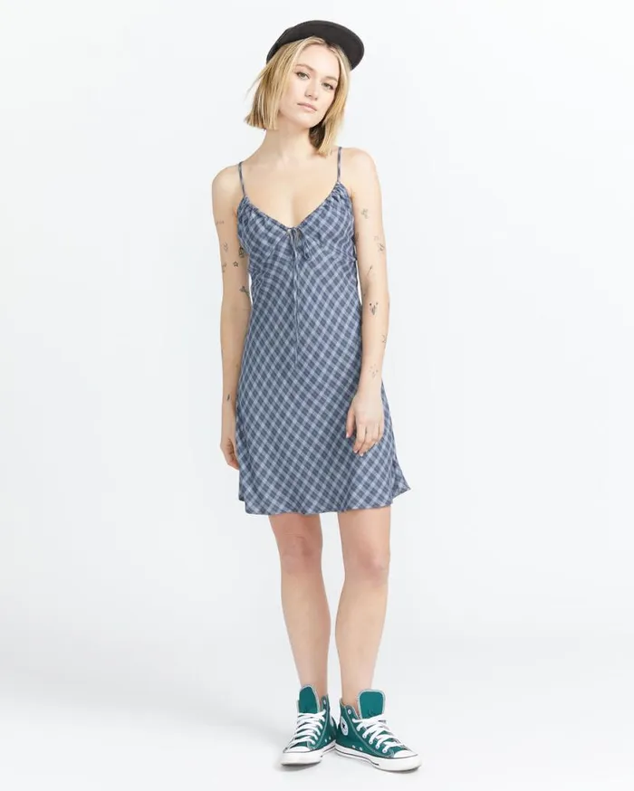 Haute Embers Dress 8211 Vintage Navy Womens Volcom Dresses