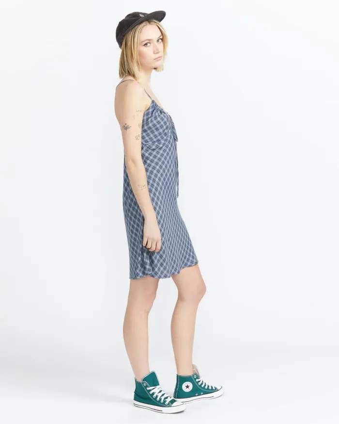 Haute Embers Dress 8211 Vintage Navy Womens Volcom Dresses