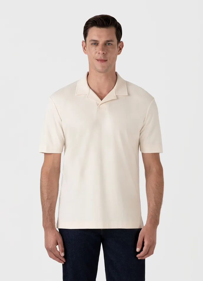 Heavyweight Polo Shirt Undyed Polo Shirts ussunspel Men Heavyweight Polo Shirt Undyed Polo Shirts ussunspel Men