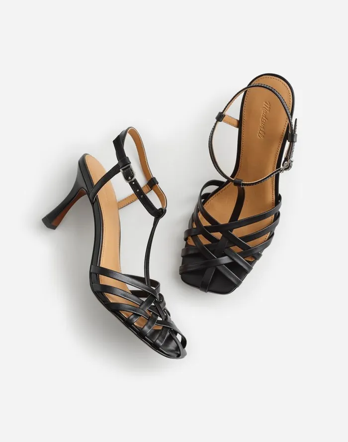 Heels Women Madewell The Milano Heeled Sandal True Black