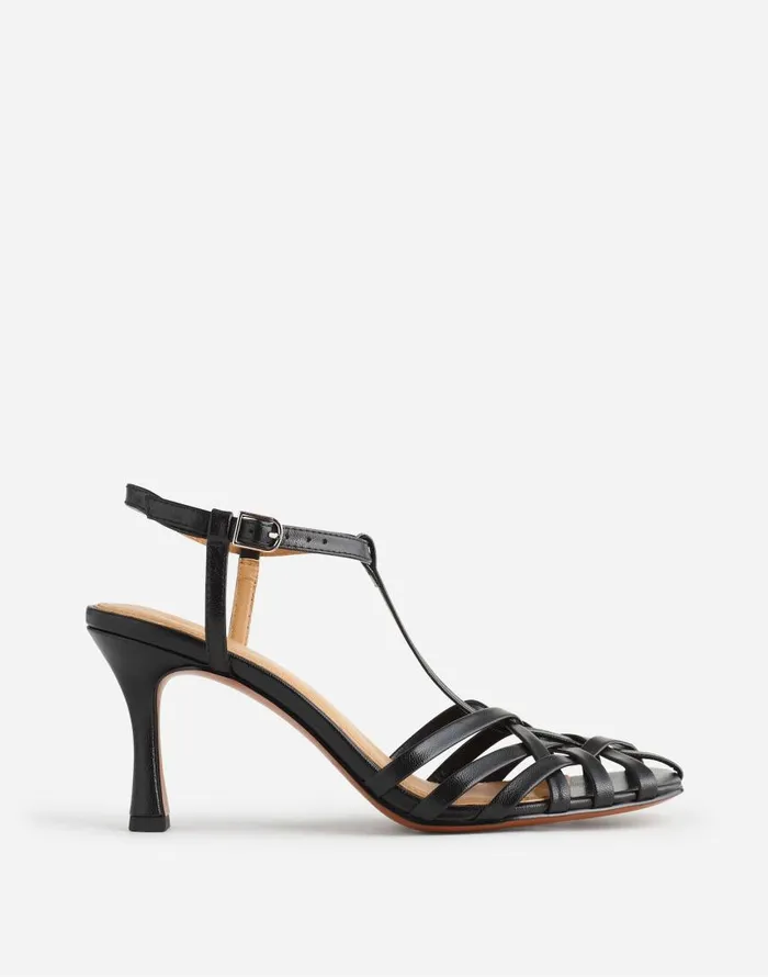 Heels Women Madewell The Milano Heeled Sandal True Black