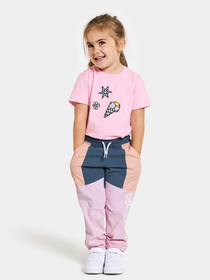 Hjortron Kids039 Pants Orchid Pink Kids Didriksons Waterproof Trousers