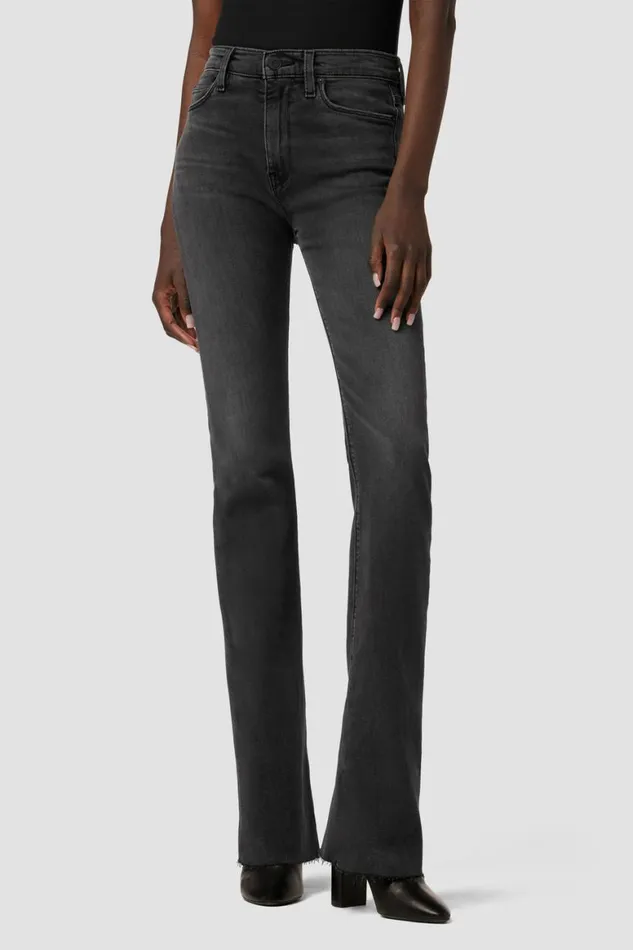 Hudson Jeans Bootcut Barbara HighRise Bootcut Jean Washed Black 8211 Women