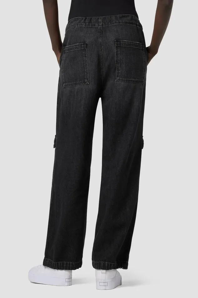 Hudson Jeans Cargo Drawstring Parachute Pant Faded Black 8211 Women Hudson Jeans Cargo Drawstring Parachute Pant Faded Black 8211 Women
