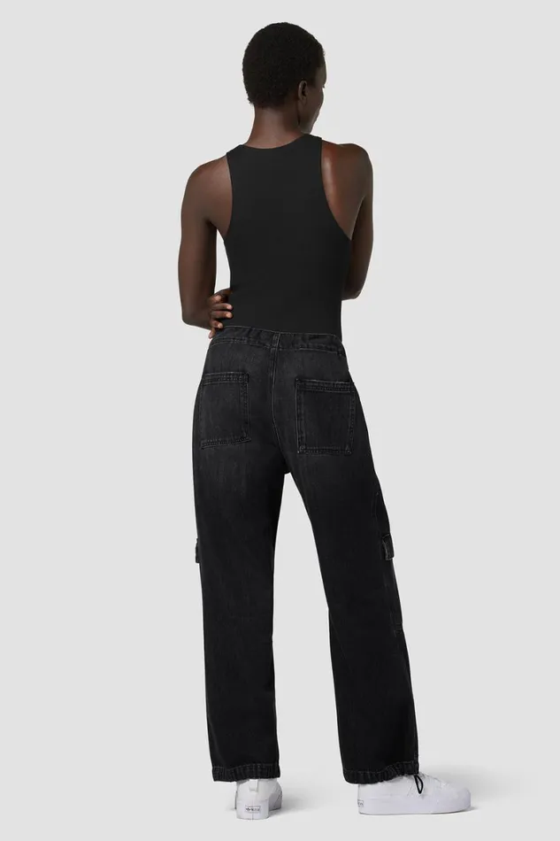 Hudson Jeans Cargo Drawstring Parachute Pant Faded Black 8211 Women Hudson Jeans Cargo Drawstring Parachute Pant Faded Black 8211 Women