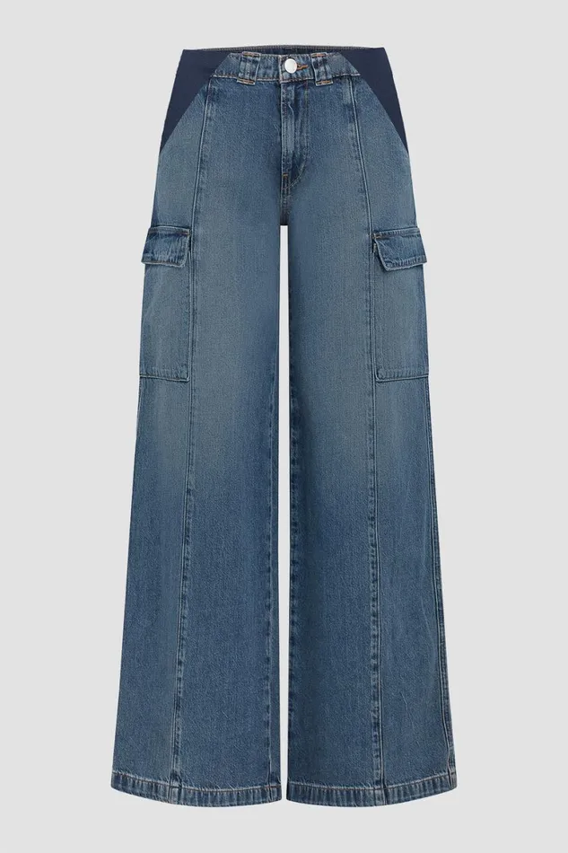 Hudson Jeans Cargo Utility Wide Leg Cargo Maternity Pant Deep Indigo 8211 Women Hudson Jeans Cargo Utility Wide Leg Cargo Maternity Pant Deep Indigo 8211 Women