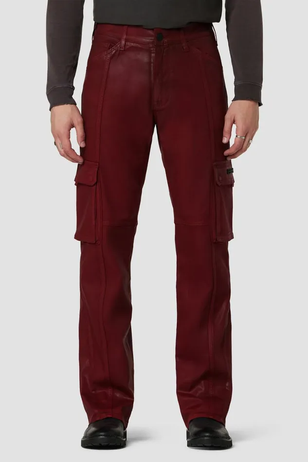Hudson Jeans Cargo Walker Cargo Kick Flare Crimson Wax 8211 Men