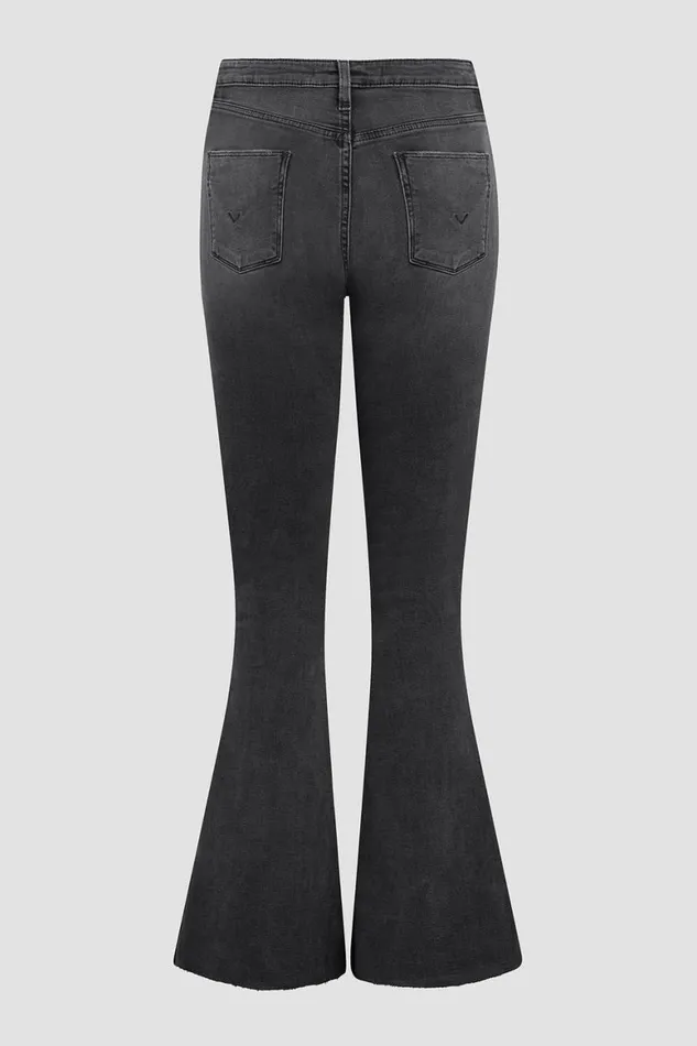 Hudson Jeans Flare Holly HighRise Flare Petite Jean Washed Black 8211 Women
