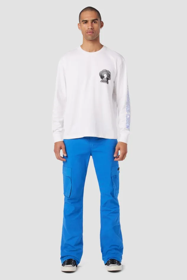 Hudson Jeans Pants Walker Cargo Kick Flare Ripstop Blue 8211 Men Hudson Jeans Pants Walker Cargo Kick Flare Ripstop Blue 8211 Men