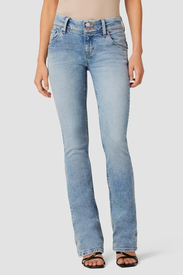 Hudson Jeans Petite Inseams Beth MidRise Baby Bootcut Petite Jean Motion 8211 Women