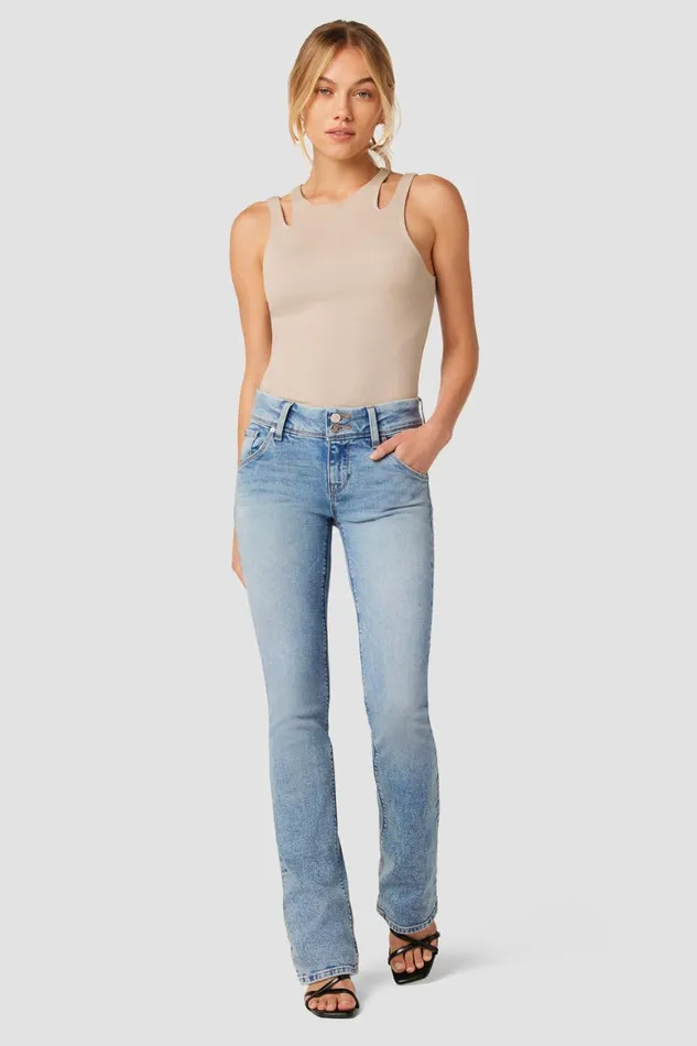 Hudson Jeans Petite Inseams Beth MidRise Baby Bootcut Petite Jean Motion 8211 Women