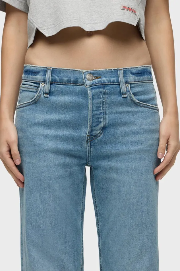 Hudson Jeans Petite Inseams Rosie MidRise Wide Leg Petite Jean W Cuff Oak 8211 Women