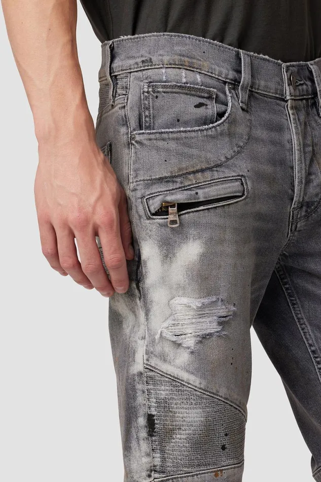 Hudson Jeans Skinny Blinder Biker V2 Skinny Jean Grey Thrasher 8211 Men