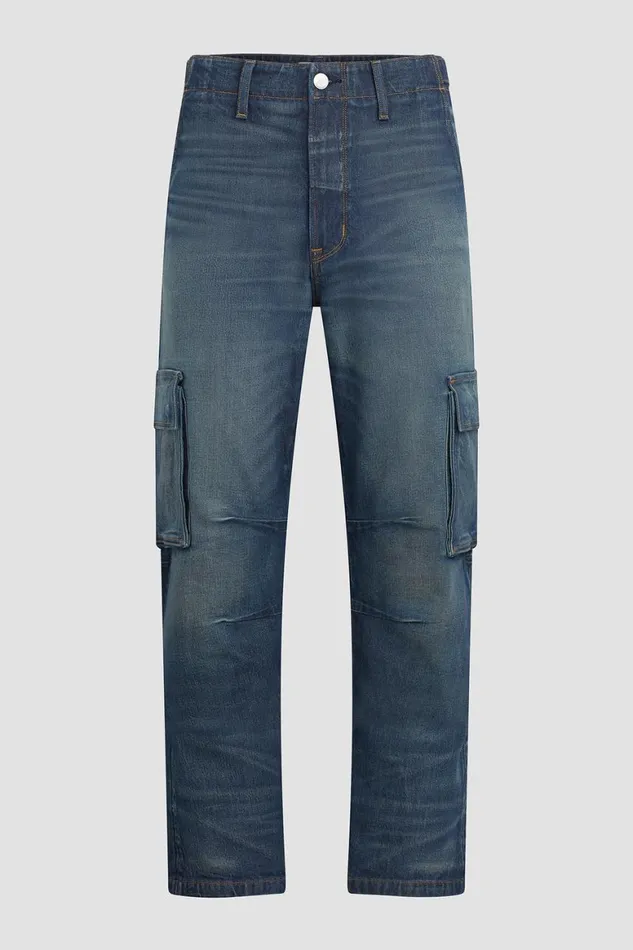Hudson Jeans Straight Leg Reese Straight Cargo Jean Dark Pacific 8211 Men
