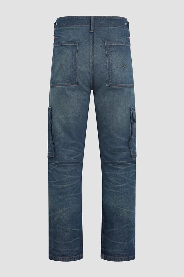 Hudson Jeans Straight Leg Reese Straight Cargo Jean Dark Pacific 8211 Men