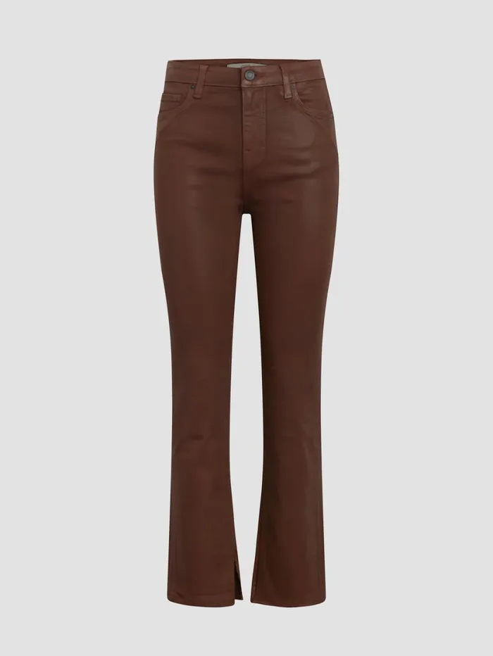 Hudson Jeans Straight Nico MidRise Straight Ankle Jean W Slit Hem Coated Tortoise Shell 8211 Women Hudson Jeans Straight Nico MidRise Straight Ankle Jean W Slit Hem Coated Tortoise Shell 8211 Women