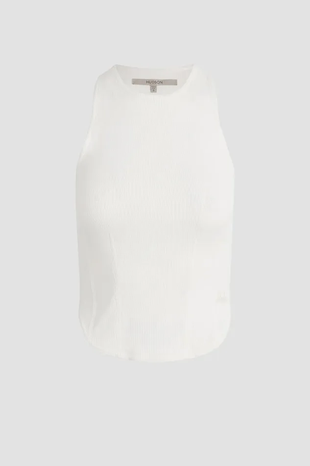 Hudson Jeans Tops and Sweaters Eco Darted Tank White 8211 Women Hudson Jeans Tops and Sweaters Eco Darted Tank White 8211 Women