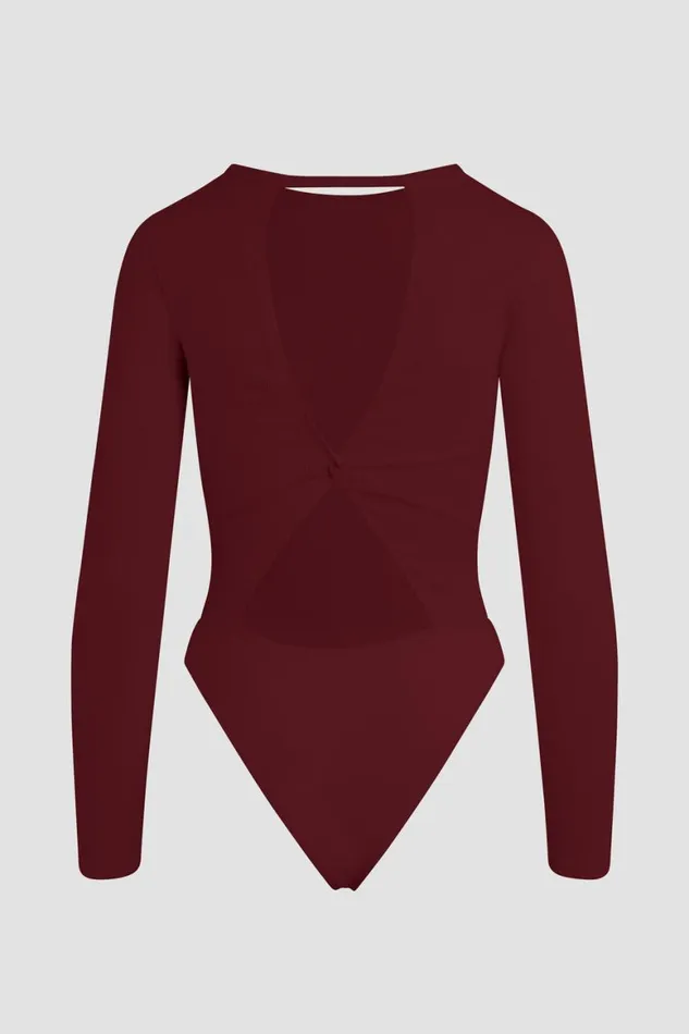 Hudson Jeans Tops and Sweaters Knot Back Bodysuit Bordeaux 8211 Women Hudson Jeans Tops and Sweaters Knot Back Bodysuit Bordeaux 8211 Women