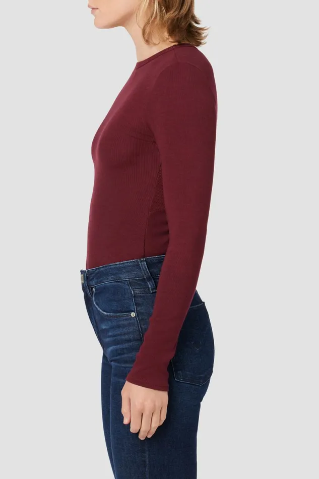 Hudson Jeans Tops and Sweaters Knot Back Bodysuit Bordeaux 8211 Women Hudson Jeans Tops and Sweaters Knot Back Bodysuit Bordeaux 8211 Women
