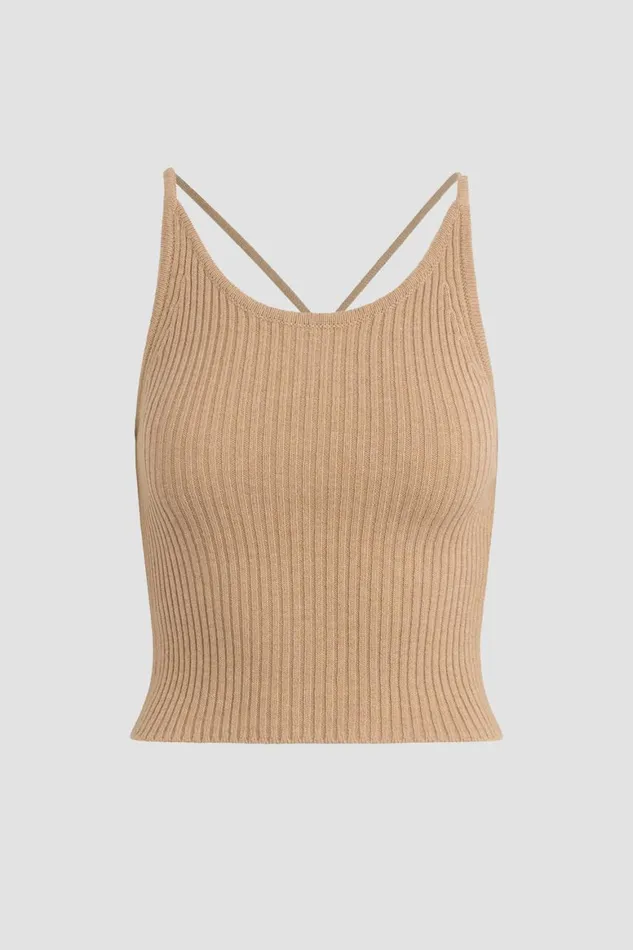 Hudson Jeans Tops and Sweaters Knot Back Sweater Tank Camel 8211 Women Hudson Jeans Tops and Sweaters Knot Back Sweater Tank Camel 8211 Women
