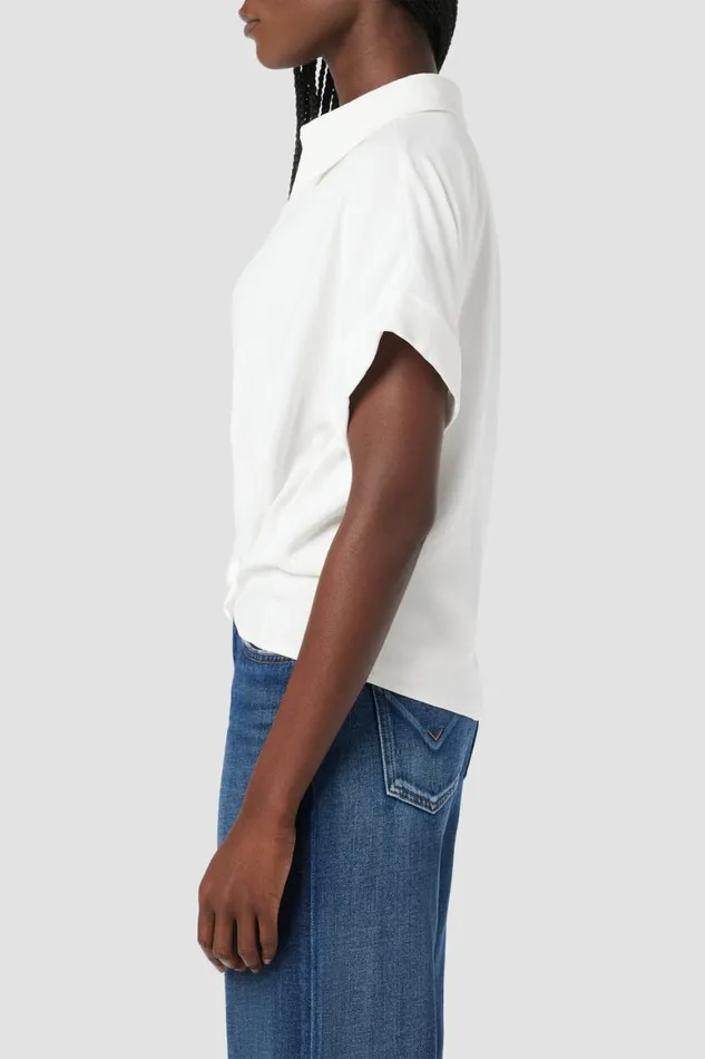 Hudson Jeans Tops and Sweaters Knotted Button Down Shirt White 8211 Women Hudson Jeans Tops and Sweaters Knotted Button Down Shirt White 8211 Women