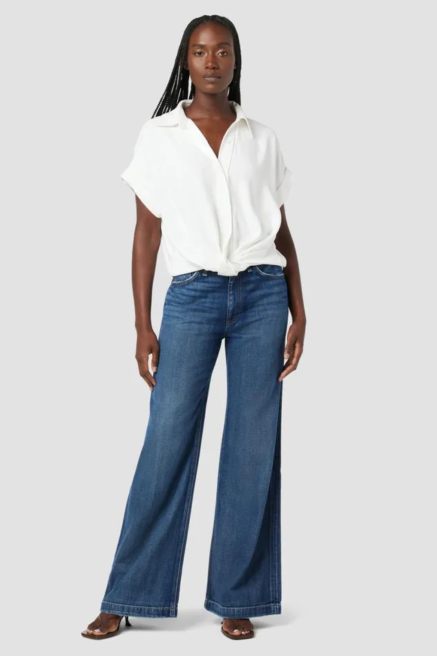 Hudson Jeans Tops and Sweaters Knotted Button Down Shirt White 8211 Women Hudson Jeans Tops and Sweaters Knotted Button Down Shirt White 8211 Women