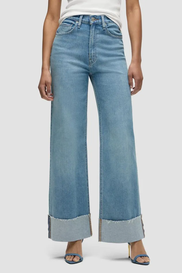 Hudson Jeans Wide Leg James HighRise Wide Leg Jean Oasis 8211 Women