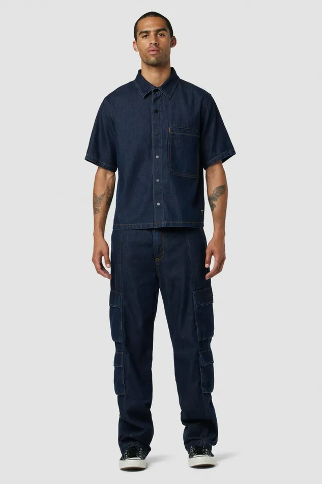 Hudson Jeans Wide Leg Wide Leg Cargo Dark Chambray 8211 Men Hudson Jeans Wide Leg Wide Leg Cargo Dark Chambray 8211 Men