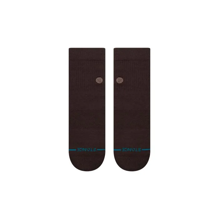 Icon Quarter Socks Darkbrown MenWomen Stance Quarter