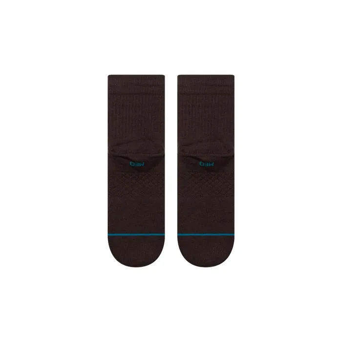 Icon Quarter Socks Darkbrown MenWomen Stance Quarter
