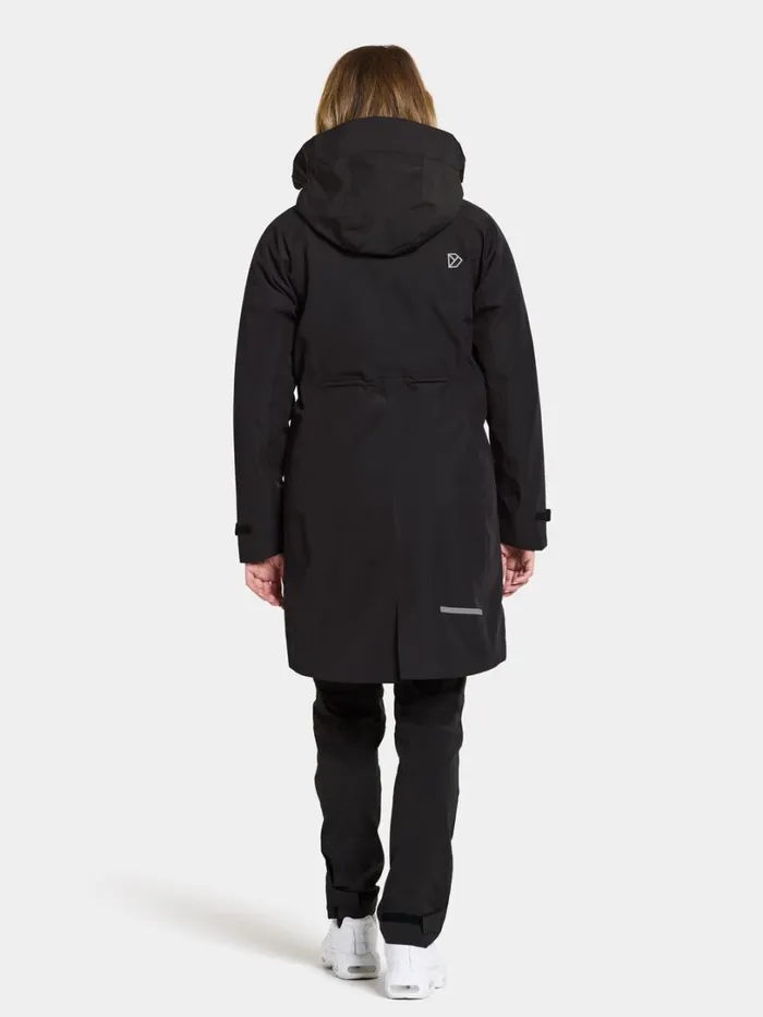 Ilma Parka Black Women Didriksons Spring Jackets