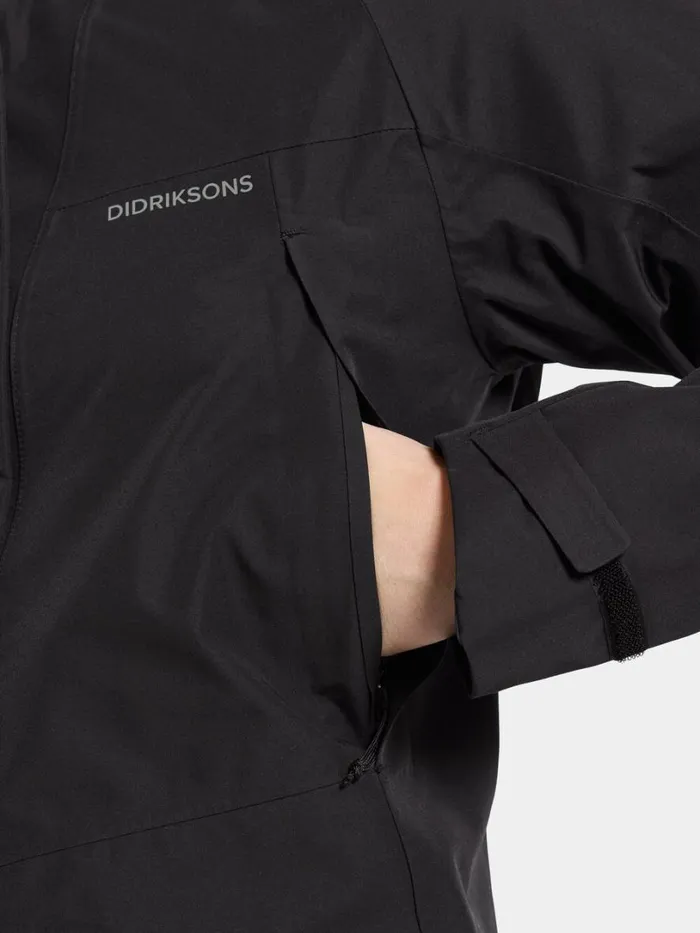 Ilma Parka Black Women Didriksons Spring Jackets