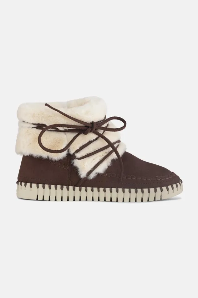 Ilse Jacobsen Ankle Boots 8211 Chocolate Women Tulip Flats Ilse Jacobsen Ankle Boots 8211 Chocolate Women Tulip Flats
