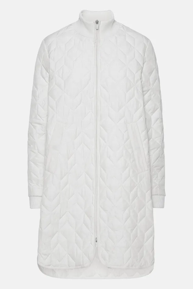 Ilse Jacobsen Padded Quilt Coat 8211 Milk Creme Women Jackets And Coats