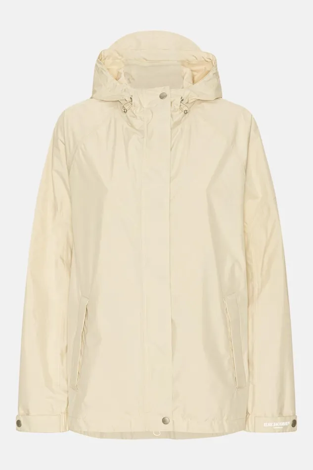 Ilse Jacobsen Rain Jacket 8211 Bleached Sand Women Raincoats