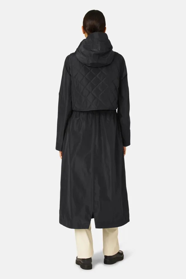 Ilse Jacobsen Raincoat 8211 Black Women Raincoats