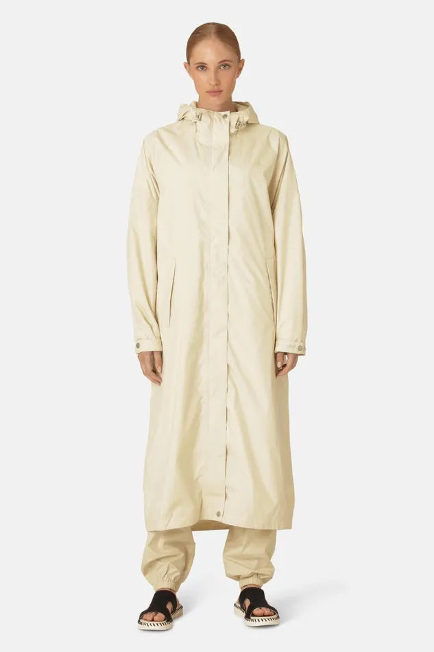 Ilse Jacobsen Raincoat 8211 Bleached Sand Women Raincoats