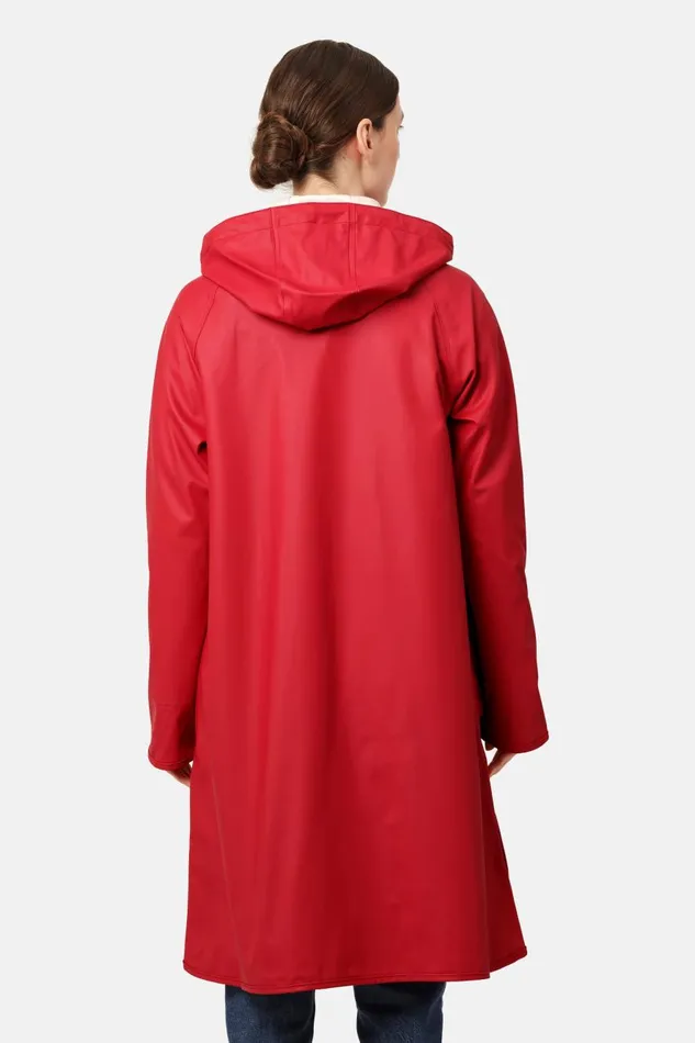 Ilse Jacobsen Raincoat 8211 Deep Red Women Raincoats
