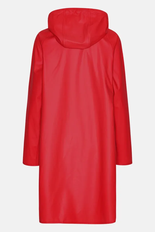 Ilse Jacobsen Raincoat 8211 Deep Red Women Raincoats