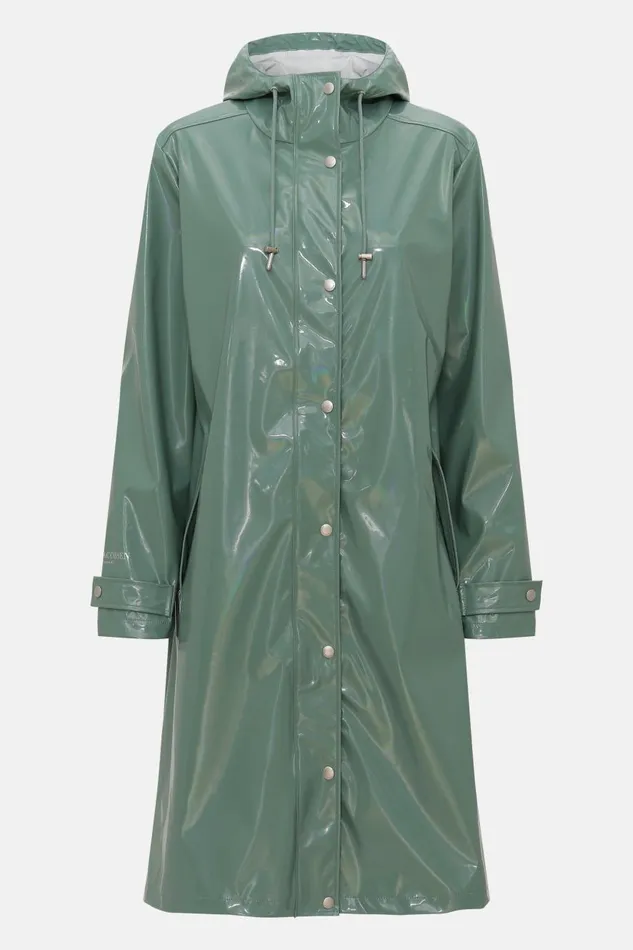 Ilse Jacobsen Raincoat 8211 Spruce Women Raincoats Ilse Jacobsen Raincoat 8211 Spruce Women Raincoats