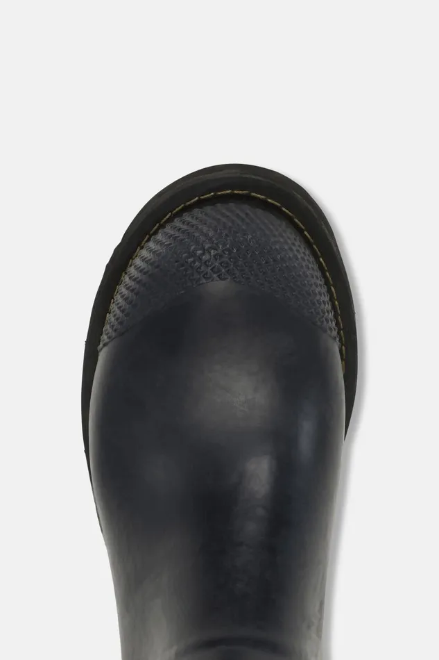 Ilse Jacobsen Short Rubber Boots With High Heel 8211 Dark Indigo Women Rainboots Short