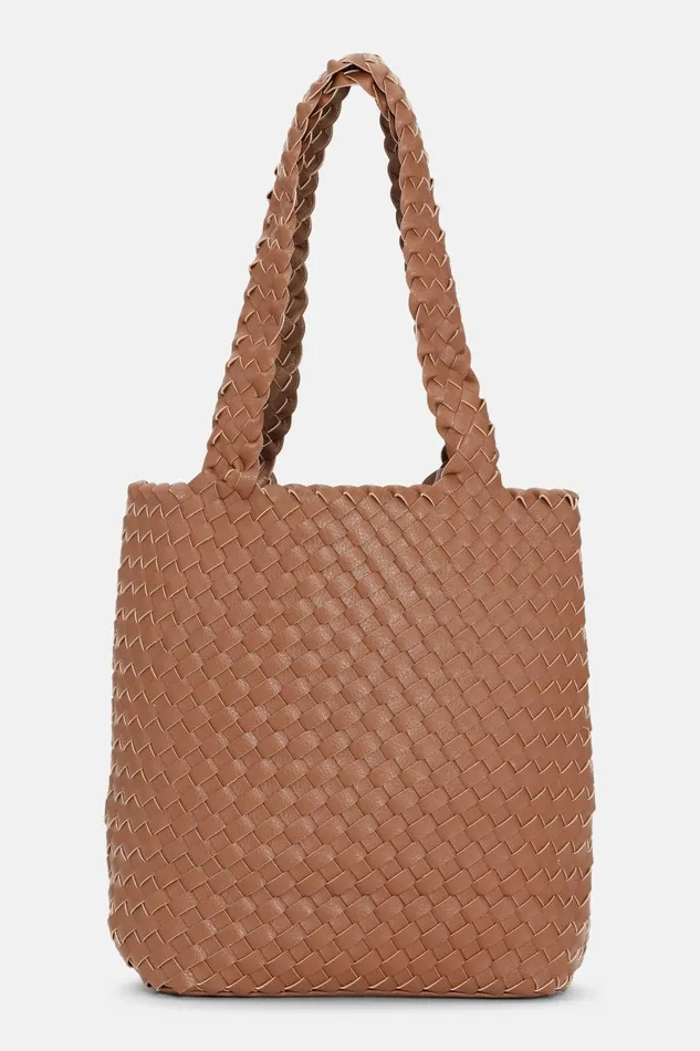 Ilse Jacobsen Tote Bag Mini 8211 Burnt Caramel Metallic Brown Women Tote Bags Mini