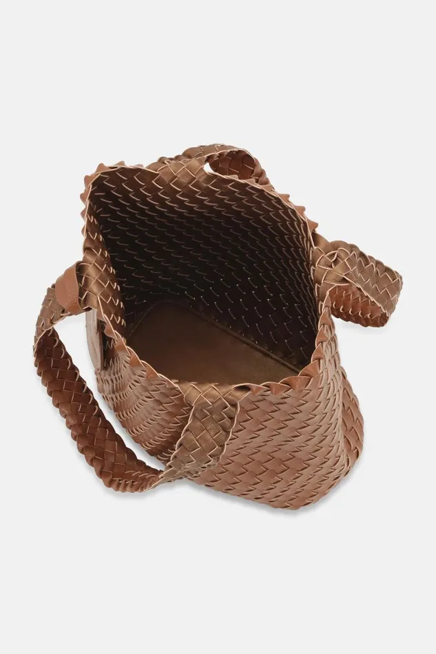 Ilse Jacobsen Tote Bag Mini 8211 Burnt Caramel Metallic Brown Women Tote Bags Mini