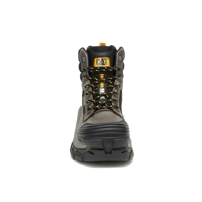 Invader Max Waterproof Composite Toe Work Boot Gargoyle Men Cat Footwear Boots