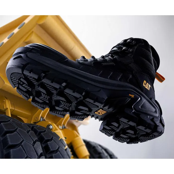 Invader Max Waterproof Composite Toe Work Boot Gargoyle Men Cat Footwear Boots