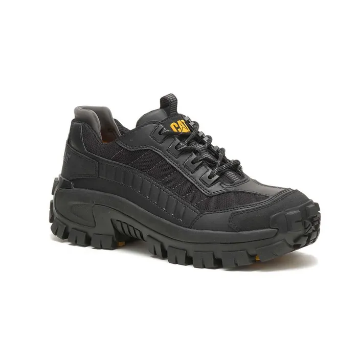 Invader Steel Toe Work Shoe Black Men Cat Footwear Shoes