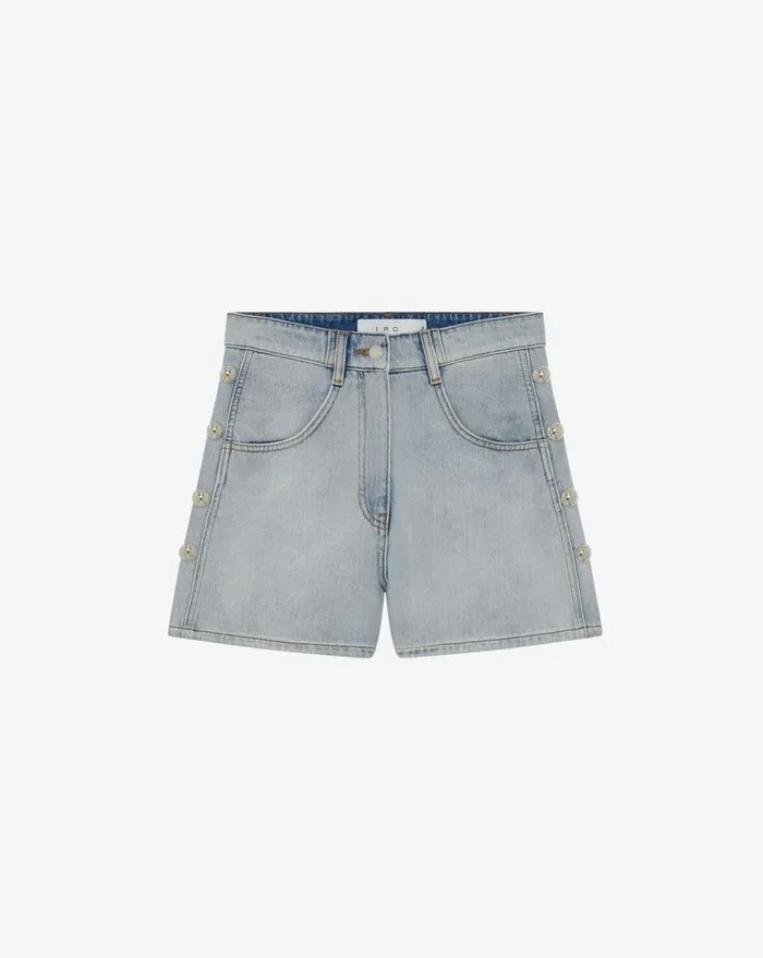 IRO CANIO DENIM SHORTS Blue Washed Women Shorts and Skirts